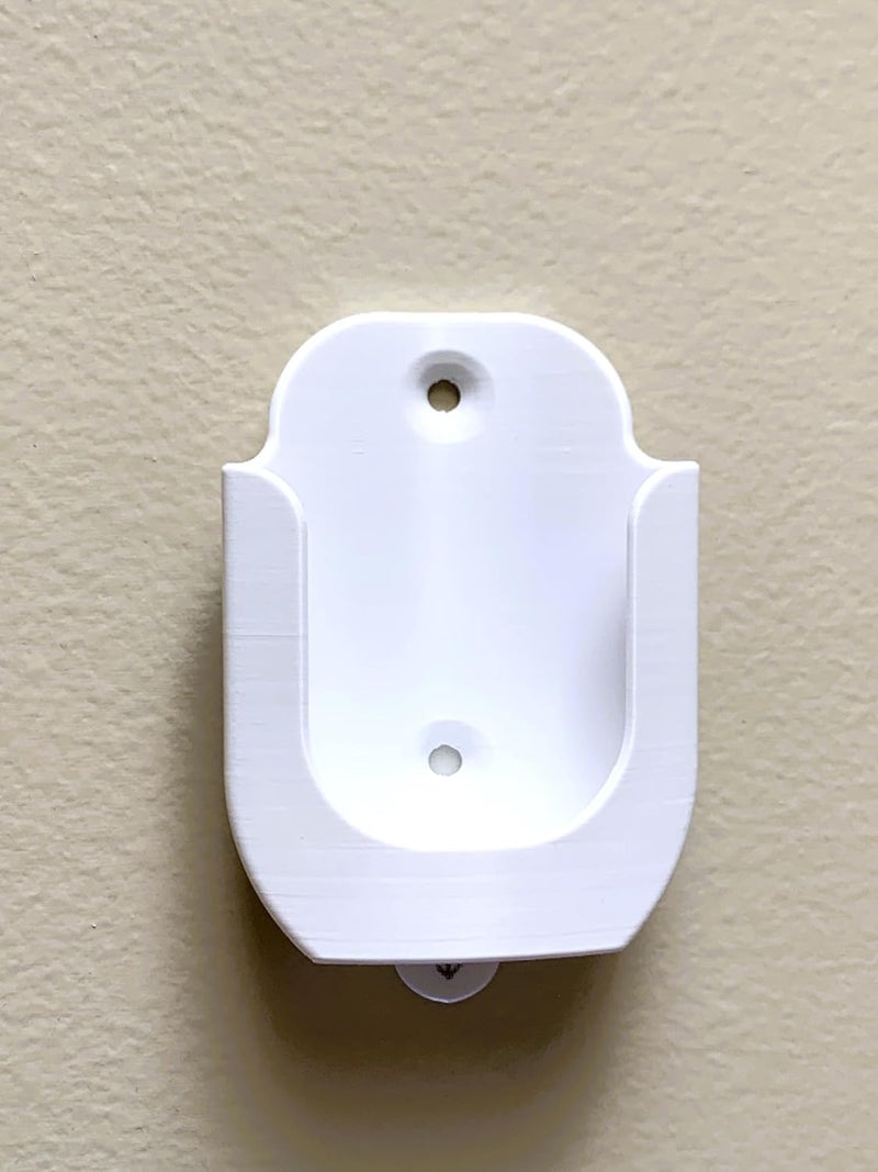 Makesus Ceiling Fan Remote Holder Wall Mount for Hunter 99122 99123 Ceiling Fan Controller - Remote Not Included (1 Pk White) - Image 3